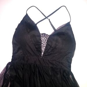 Black long size 11 (fits medium) dress